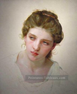 Etude Femme Blondede 1898 réalisme William Adolphe Bouguereau Peinture à l'huile